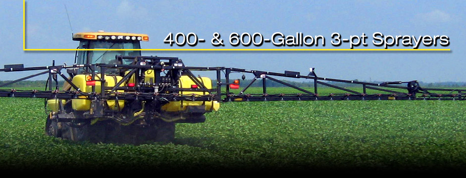 400- & 600-Gallon 3-Point Sprayers