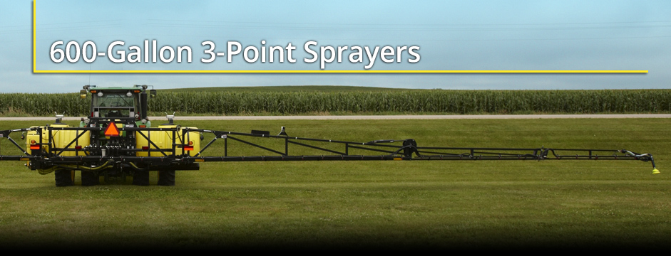 600-Gallon 3-Point Sprayers